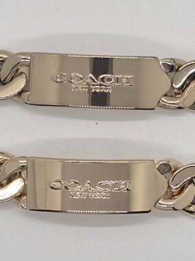 Coach Sandal Replacement Gold Tone Plaques